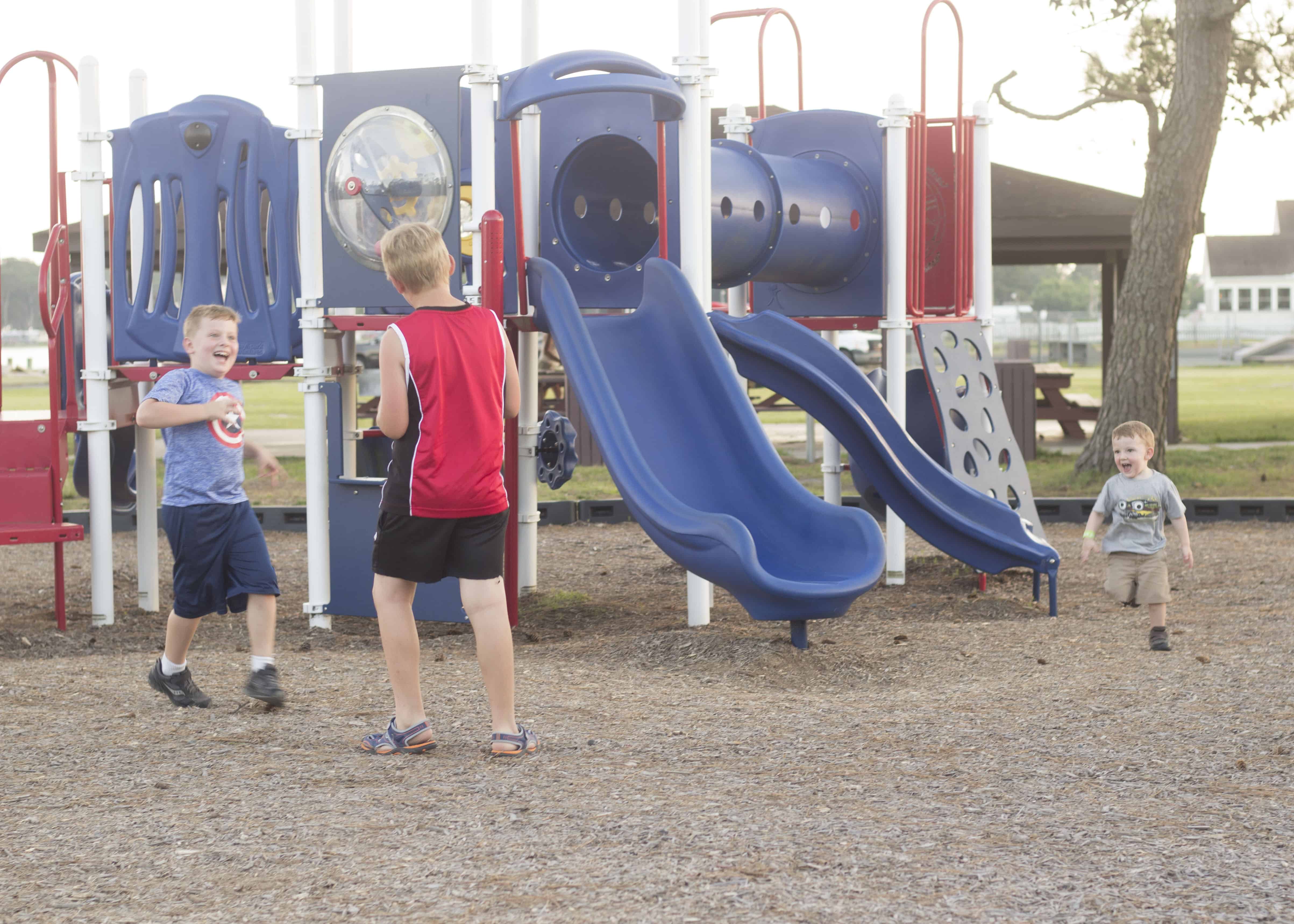 BOYS ON PLAYGROUND