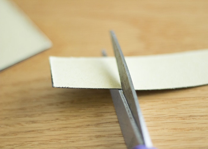 CUTTING SANDPAPER