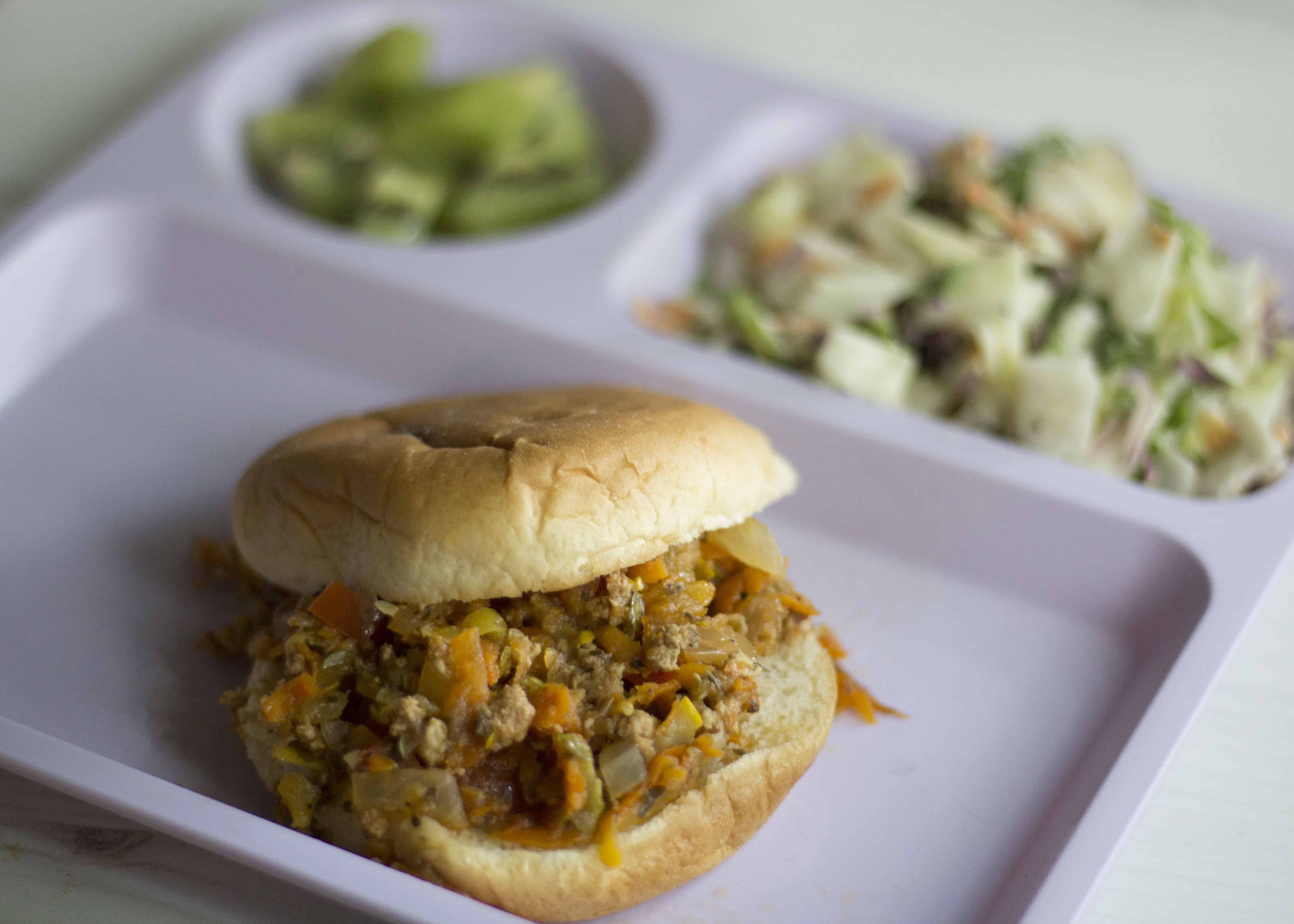 BEEF + VEGGIE SLOPPY JOES