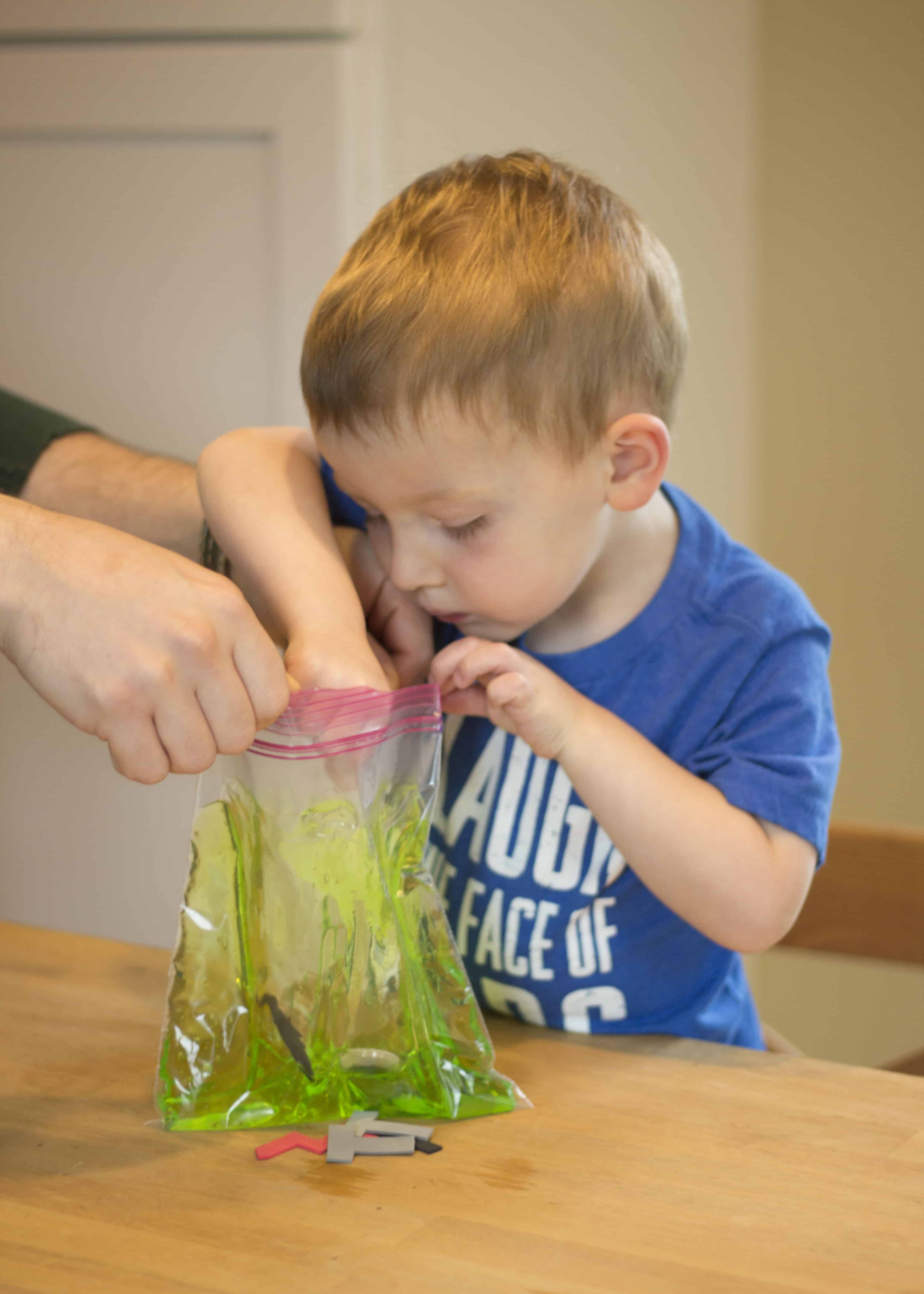 BOY FILLING SENSORY BAG