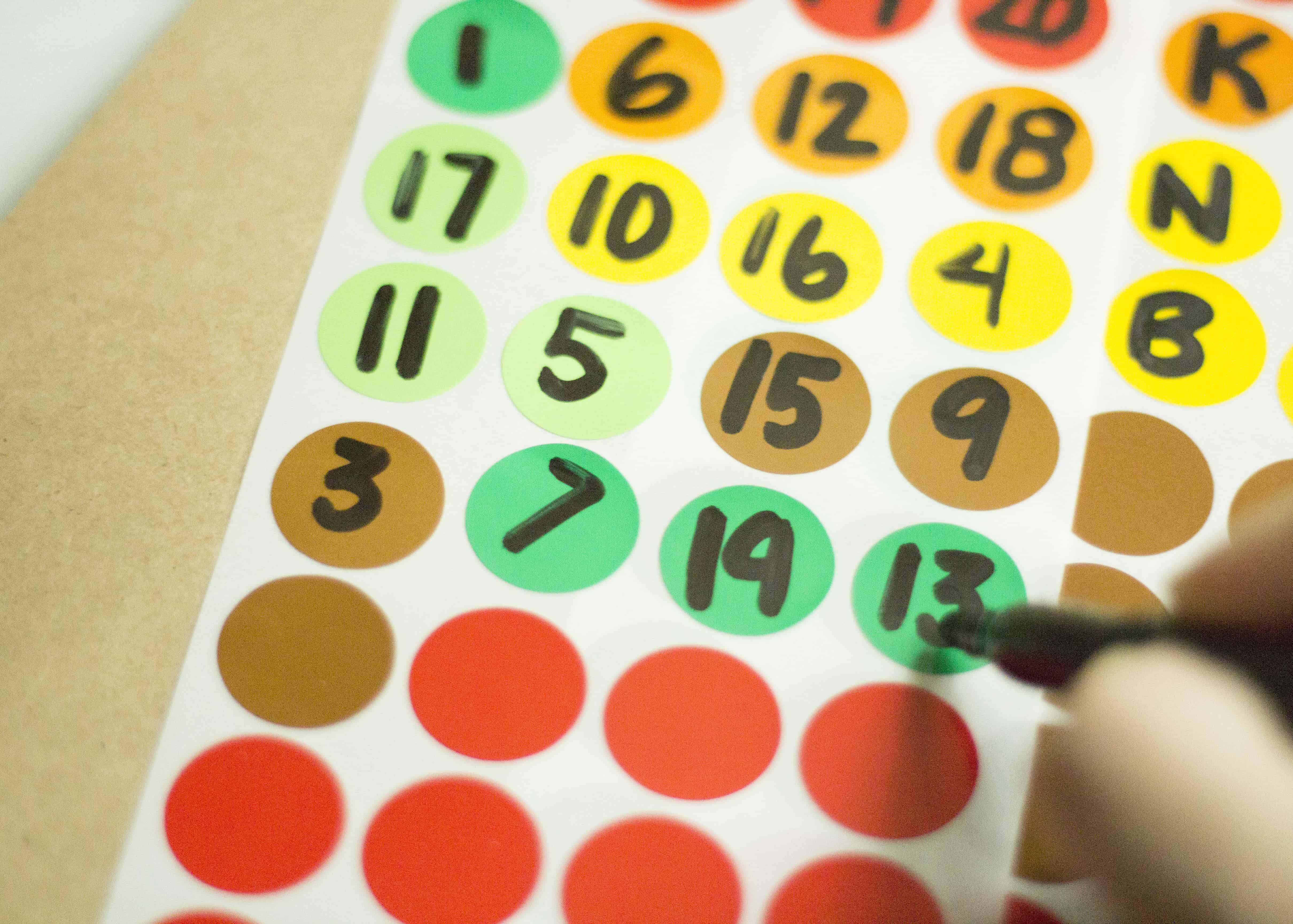 NUMBER ALPHABET DOTS