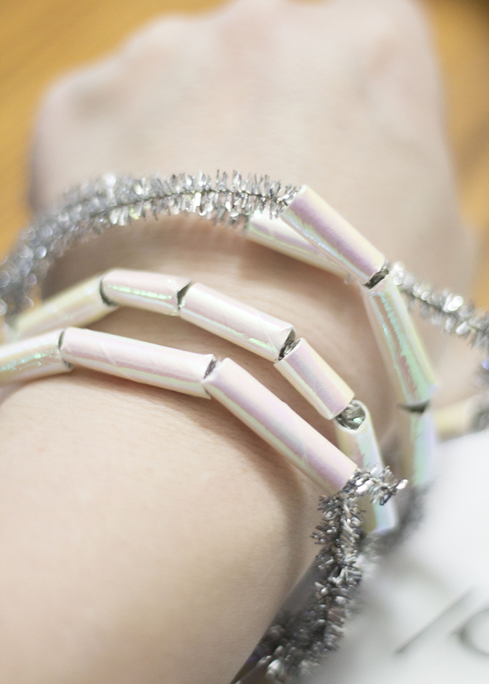 STRAW CRYSTAL BRACELETS