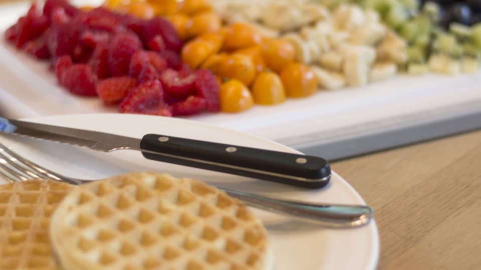 Quick + Yummy Rainbow Waffles Kids Love for National Waffle Day